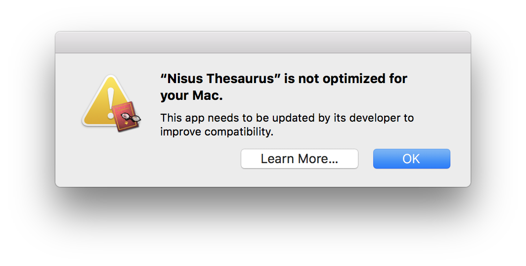 thesaurus for outlook 2011 mac