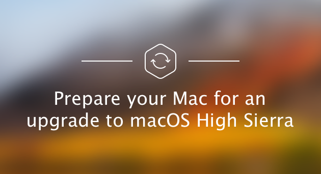 update mac to high sierra