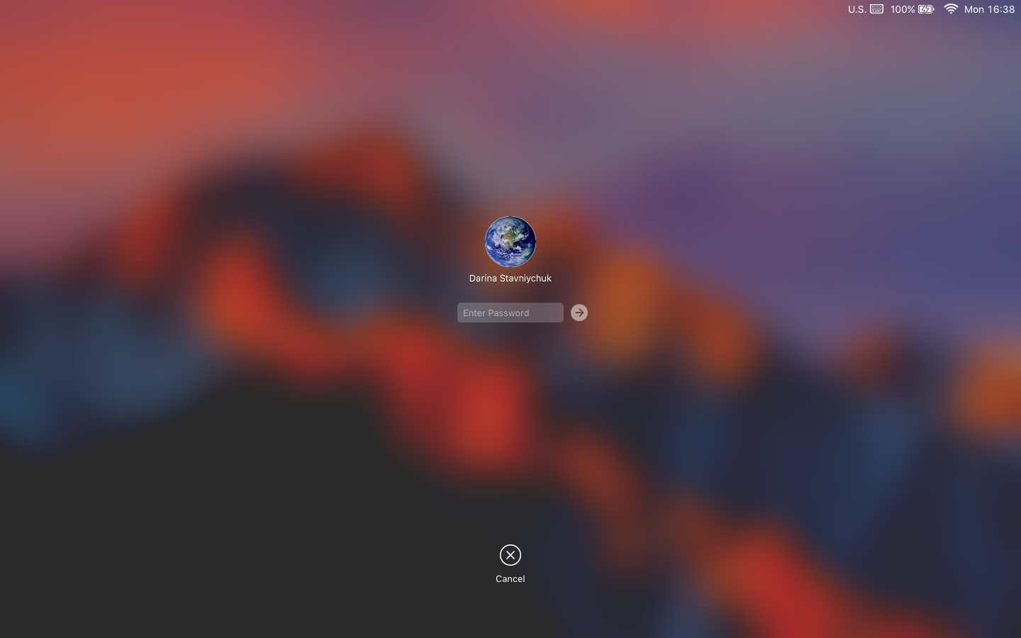 windows 10 style lock screen for mac os x