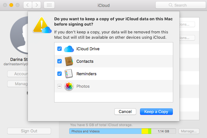 إلغاء تنشيط حساب icloud