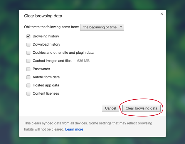 how to delete specific cookies in chrome for mac