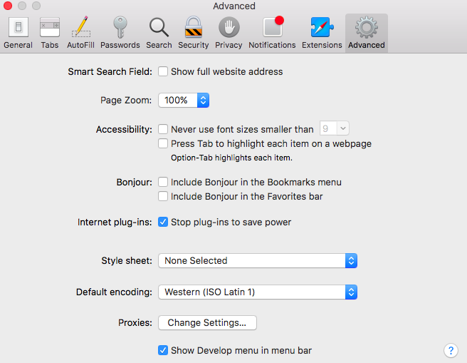 safari reset mac