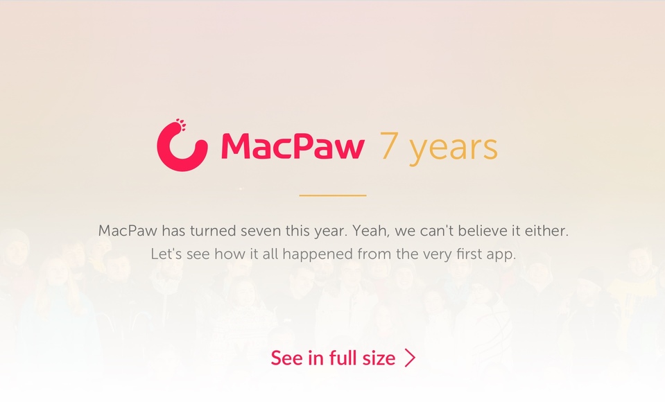 MacPaw is 7 - infographic