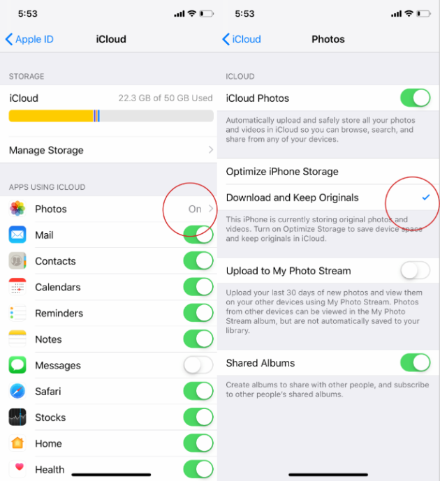 Screenshots: How to download photos from iCloud to your iPhone