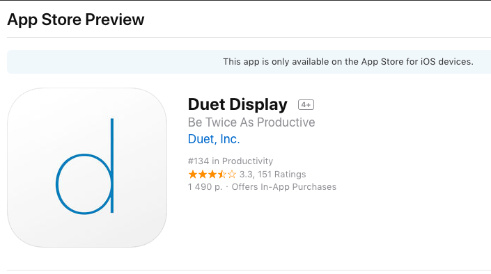 download duet display for mac