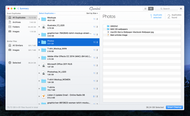 audio file duplicate scanner mac