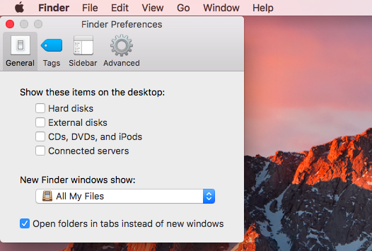 How to hide desktop icons on Mac
