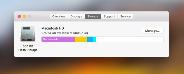 Startup Disk Full | Checking your disk storage