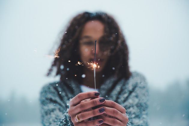 A portrait of a woman shot with a low aperture setting