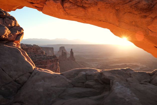 Photography tip: Find good light. Mountain landscape photo in sunset light.