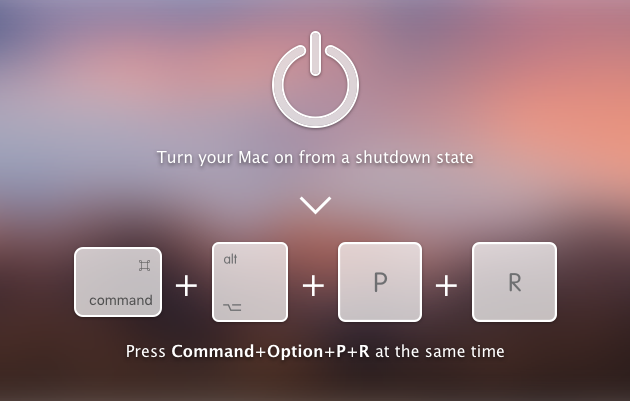 mac os reset nvram