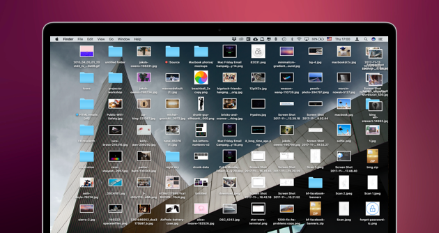 Desktop issues stack macOS Mojave