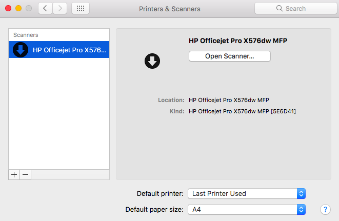 search for network printer on mac wireless