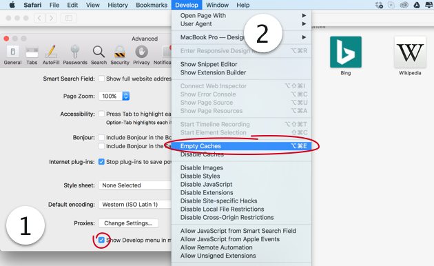 Comment nettoyer les fichiers de cache Safari manuellement