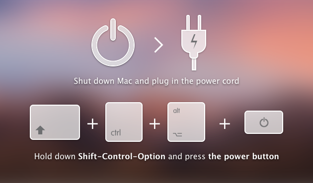 SMC reset for Macbook