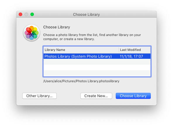 Creating New Photo Library On Mac