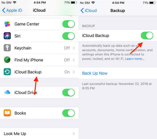 Screenshots: How to make an iCloud backup to transfer your data to a new iPhone