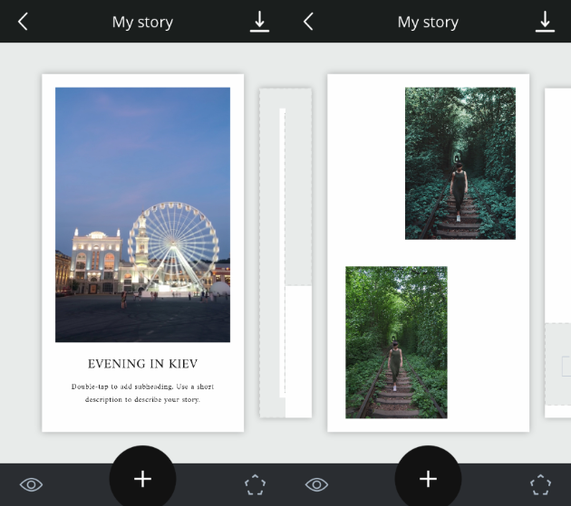 Check out Unfold, an Insta story template app